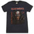 Iron Maiden Unisex T-Shirt: Senjutsu Back Cover Vertical Logo (Navy Blue)