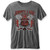 Johnny Cash Unisex Burnout T-Shirt: Ring of Fire (Charcoal Grey)