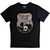 Johnny Cash Unisex T-Shirt: Walking Guitar & Front On (Black)