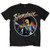 Jimi Hendrix Unisex T-Shirt: Script Circle (Black)