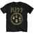 KISS Unisex T-Shirt: Band Circle (Black)