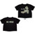 Korn Ladies Crop Top: Doll Issues (Black) (Back Print)