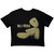 Korn Ladies Crop Top: Doll Issues (Black) (Back Print)
