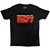 KISS Unisex T-Shirt: Holiday Logo (Black)