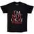 My Chemical Romance Unisex T-Shirt: I'm Not Okay (Black)