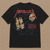Metallica Unisex T-Shirt: And Justice For All (Original) (Black) (Back Print)