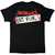 Metallica Unisex T-Shirt: Eet Fuk (Black) (Back Print)