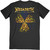 Megadeth Unisex T-Shirt: Rust In Peace 30th Anniversary (Black) (Back Print)