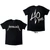 Metallica Unisex T-Shirt: 40th Anniversary Songs Logo (Black) (Back Print)