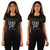 Motorhead Ladies T-Shirt: England (Black) (Embellished)