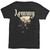 Lemmy Unisex T-Shirt: Lived to Win (Black) (Back Print)
