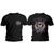Motorhead Unisex T-Shirt: British War Pig & Logo (Black) (Back Print)