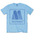 Motown Records Unisex T-Shirt: Vintage Logo (Light Blue)