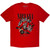 Nirvana Unisex T-Shirt: Heart Shape Box (Red)