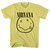 Nirvana Unisex T-Shirt: Inverse Happy Face (Yellow)