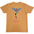 Nirvana Unisex T-Shirt: In Utero Angel (Orange) (Back Print)