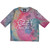 Ozzy Osbourne Ladies Crop Top: Logo (Light Blue) (Mesh)