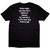 Oasis Unisex T-Shirt: Some Might Say Lyric (Black) (Back Print)