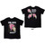 Pink Floyd Unisex T-Shirt: Animals Cartoons (Black) (Back Print)