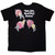 Pink Floyd Unisex T-Shirt: Animals Cartoons (Black) (Back Print)