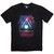 Pink Floyd Unisex Stone Wash T-Shirt: Space Prism (Black)