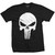 Marvel Comics Unisex T-Shirt: Punisher Jagged Skull (Black)