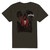 Marvel Comics Unisex T-Shirt: Punisher Red Outline (Charcoal Grey)