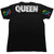 Queen Unisex T-Shirt: Hot Space Tour '82 (Black) (Back Print)