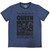 Queen Unisex Ringer T-Shirt: News of the World 40th Front Page (Denim Blue)