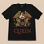 Queen Unisex T-Shirt: Classic Crest (Black)