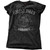 Ramones Ladies T-Shirt: Forest Hills Vintage (Black) (Wash Collection)