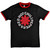 Red Hot Chili Peppers Unisex Ringer T-Shirt: Classic Asterisk (Black)