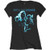 The Rolling Stones Ladies T-Shirt: Band Glow (Black)