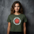 Red Hot Chili Peppers Ladies Crop Top: Classic Asterisk (Green)