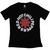 Red Hot Chili Peppers Ladies T-Shirt: Classic Asterisk (Black)