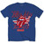The Rolling Stones Unisex T-Shirt: Tattoo You Americana (Blue)