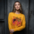 Slipknot Ladies Long Sleeve Crop Top: The End, So Far Barcode (Yellow) (Back Print)