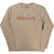 Slipknot Unisex Long Sleeve T-Shirt: The End, So Far Logo Barcode (Sand) (Back & Sleeve Print) Slipknot Unisex Long Sleeve T-Shirt: The End, So Far Logo Barcode (Sand) (Back & Sleeve Print)
