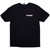 The Script Unisex T-Shirt: Satellites & Pocket Logo (Black) (Back Print)