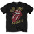 The Rolling Stones Unisex T-Shirt: Vintage Typeface (Black)