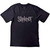 Slipknot Unisex T-Shirt: Logo (Black) (Back Print & Hi-Build)