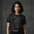 Sleep Token Ladies Mesh Crop Top: Tomb (Black)