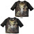 Slipknot Ladies Crop Top: The End, So Far Profile (Black) (Back Print & Mesh)