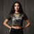 Slipknot Ladies Mesh Crop Top: The End, So Far Profile (Black) (Back Print)