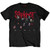 Slipknot Unisex T-Shirt: WANYK Logo (Black) (Back Print)