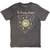 The Smashing Pumpkins Unisex Stone Wash T-Shirt: Celestial Sun (Charcoal Grey)