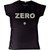 The Smashing Pumpkins Ladies T-Shirt: Zero (Sleeve Print & Embellished) (Black)
