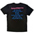 Thin Lizzy Unisex T-Shirt: Vagabonds of the Western World Tracklist (Black) (Back Print)