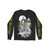 The Nightmare Before Christmas Unisex Long Sleeve T-Shirt: Characters Green Glow (Black) (Sleeve Print) The Nightmare Before Christmas Unisex Long Sleeve T-Shirt: Characters Green Glow (Black) (Sleeve Print)