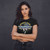TLC Ladies Crop Top: Cartoon (Blue) (Wash Collection)